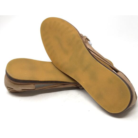 Nisolo Huarache Women's Size 11 Almond Tan Slip-on Comfort Woven Leather Sandals - Picture 7 of 7